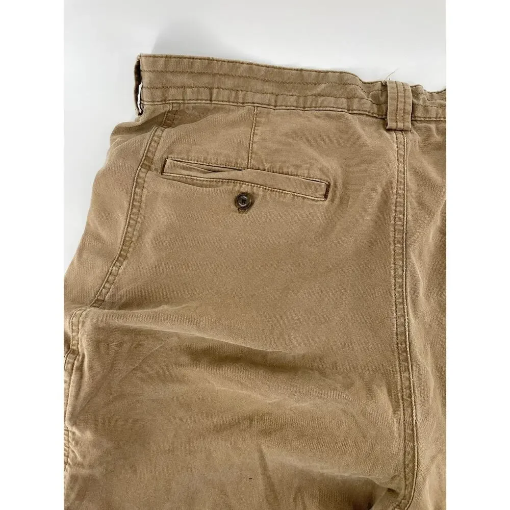 Tommy Bahama Cargo Shorts Men’s 40 Khaki Stretch Tencel Lyocell